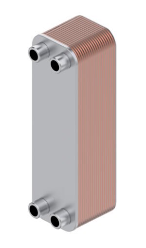 Danfoss XB06H-1-26 Plate Heat Exchanger, 26 Plates, G3/4 – 004B2041 — manufacturer illustration