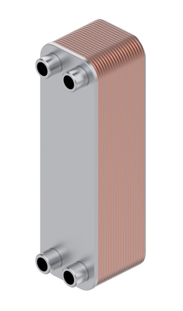 Danfoss XB06H-1-26 Plate Heat Exchanger, 26 Plates, G3/4 – 004B2041 — manufacturer illustration